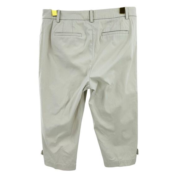 Talbots Petite The Perfect Skimmer Capris | Beige Tan Size 8P - Picture 8 of 10